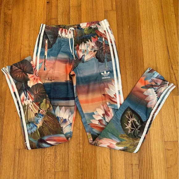 Adidas  X Farm Rio Women's Curso D’agua Multicolor Pant Size XS/6 @ - Picture 3 of 15